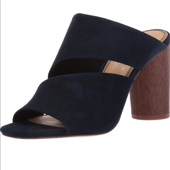 Splendid Serenade navy suede sandals - Picture 5 of 7